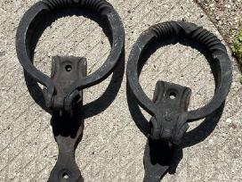 Kaltinio metalo vartų / durų rankenas