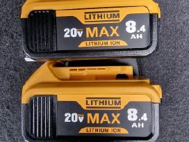 Naujos baterijos 18-20v 8.4 am tinka Dewalt