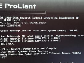 Hp Dl380 G10 2x8260+128gb RAM Ddr4 2x1tb SSD,9.2tb