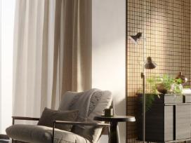 Prabangūs sienų paneliai ąžuolo furnyras 236€