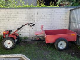 Motoblokas su priekaba