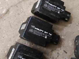 Hilti bei bosch neveikiančios baterijos irankių