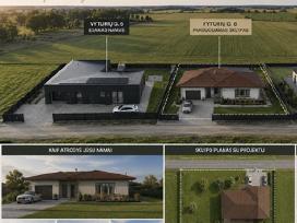 Sklypas su namo projektu