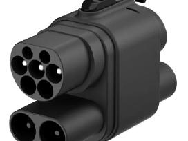 Ac+dc Ccs2 į Ccs1 adapteris elektromobiliams