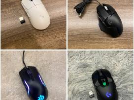 Žaidimų pelės mouse wireless wired belaidė pelė