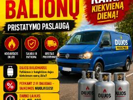 Greitas dujų balionų pristatymas Vilnius/vlnraj