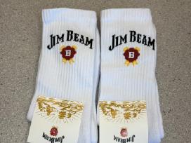 Jim Beam baltos kojinės 2 poros