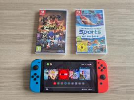 Nintendo Switch Oled + 7 žaidimai