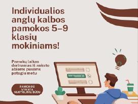 Individualios anglų kalbos pamokos 5-9 klasių moki
