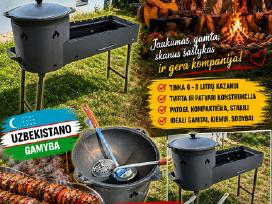 Skelbimo 'Šašlykinė- kazano krosnelė 6-8 l kazanui mangalas' paveikslėlis