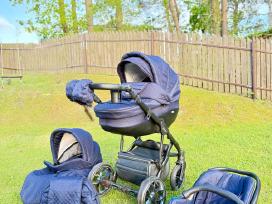 Išskirtinis 3in1 vežimėlis Ptit Chou Trento Navy