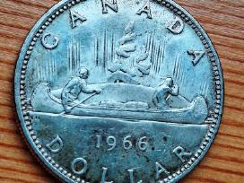 Kanada 1966 1 doleris (sidabras)