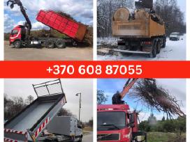 Šakų, Medienos Išvežimas, Sunkvežimis (30m3)