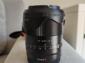 Parduodu Viltrox Af 24mm F1.8 objektyvą Nikon Z