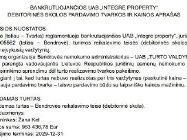 Buab „Integre property“ reikalavimo teisė į asmenį