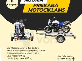 Moto priekabos nuoma (motociklo priekaba)