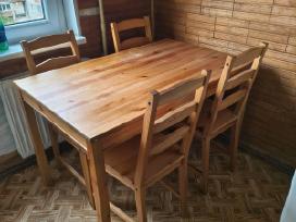 Parduodamas ikea Hägernäs Stalas ir 4 kėdes