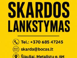 Skardos lankstinai, palangės, kraigai, vėjalentės