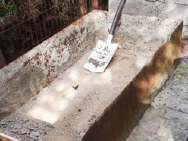 Metalinė vonia betonui 250l