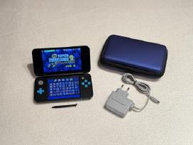 Modded New Nintendo 2ds XL Black turquoise 128 sd