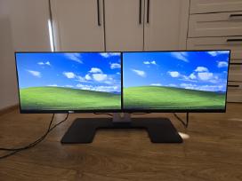 Dell U2414h monitoriai ir Mds14 dvigubas stovas