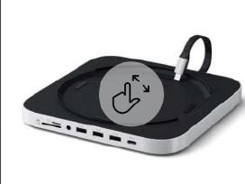 Stand & hub for mac mini