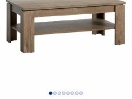 Kavos staliukas ąžuolo spalvos