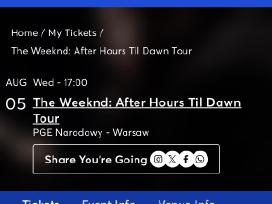 2 stovimi bilietai The Weeknd rugpjūčio 5