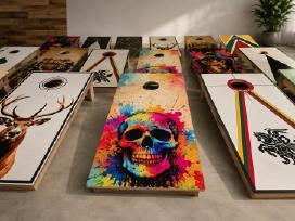 Cornhole lentos - gamyba, pardavimas ir nuoma