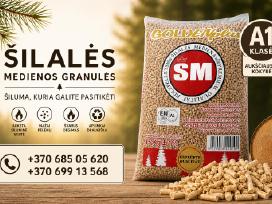Šilalės Medienos granulės En Plus ; A1 Klasė;