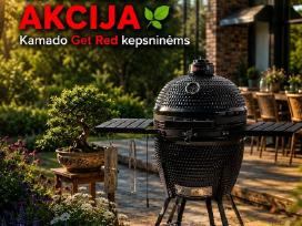 Akcija! Kamado Get Red 22/56cm kepsninė
