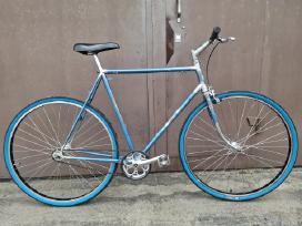 Retro 80's L/56cm steel single speed dviratis