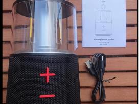 Kempingo šviestuvas Bluetooth garsiakalbis