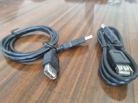 Usb-a 2.0 male to female kabeliai