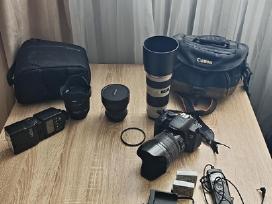 Fotoaparatas Canon 700d su priedais
