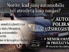 Automibilių poliravimas Pigiau