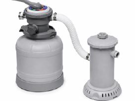 Smėlio filtras su siurbliu baseinui (2 m³/h)