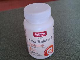 Jarrow Formulas, Zinc Balance, cinkas, veganiškas