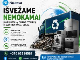 Nemokamai išvežame buitinę techniką/metalo laužą