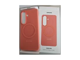 Samsung Galaxy S26 Silicone Magnet Case,coral Red