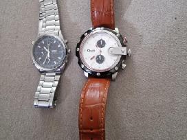 Du laikrodžiai seiko ir dolce gabana