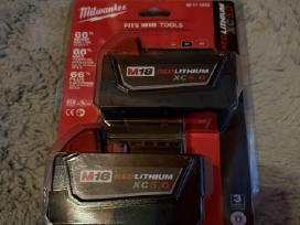 Milwauke Redlithium XC 5ah 18v Baterijos