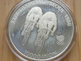 Pietų Korėja 10000 vonų sidabras Olimpiada 1988