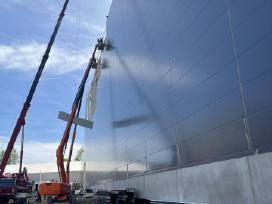 Sendvič panelių, gelžbetonio ir metalo montavimas