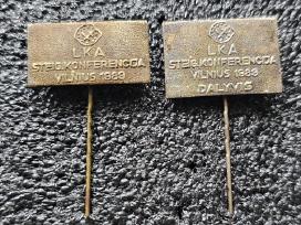 Du 1989m. ženkliukai. Vilnius 1989