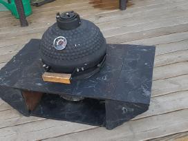 Kelioninis grilius Kamado Picnic su staliuku