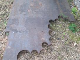 2cm storio metalo lakštas.