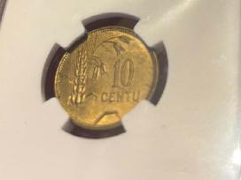 10ct 1925m Ms64 sertifikuoti