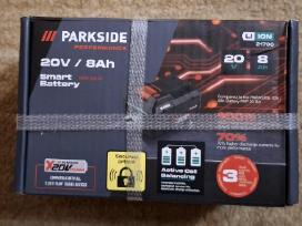Nauji Parkside 20v smart 8 Ah ir4ah akumuliatoriai