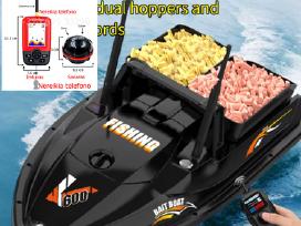 Flytec V600 GPS pašarų laivelis su GPS 200 taškų